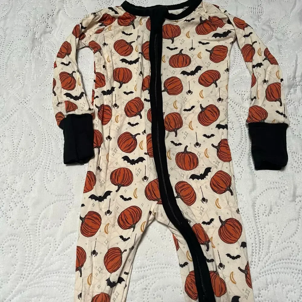 Sunshine Luckies Halloween Zippy PJs Size 3-6m